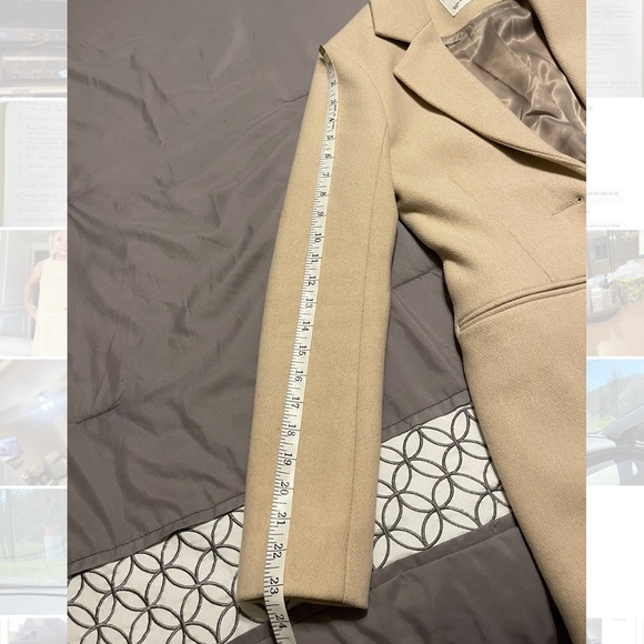 Abercrombie & Fitch Wool Blend Heavy Blazer Coat - Picture 8 of 9